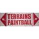 Panneau ''Terrains Paintball''