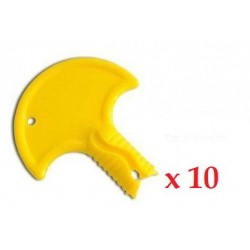 Bouchon de canon jaune * 10unités