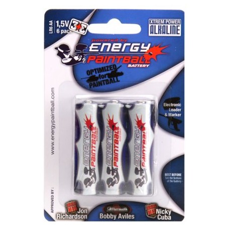 Energy Paintball - 6 piles LR6 (AA)
